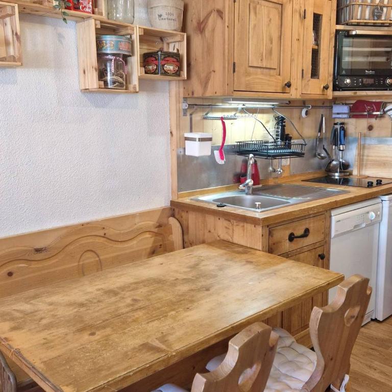 Charmant 2P rénové, 4 pers, balcon, proche pistes - FR-1-265-251 - Appartamento (5 Adulti) - 12