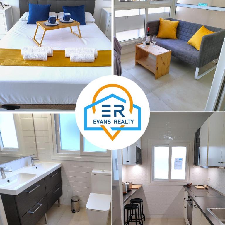 Evans Realty AR Moderno & Centro & Playa &Terraza - Three-Bedroom Apartment - 1
