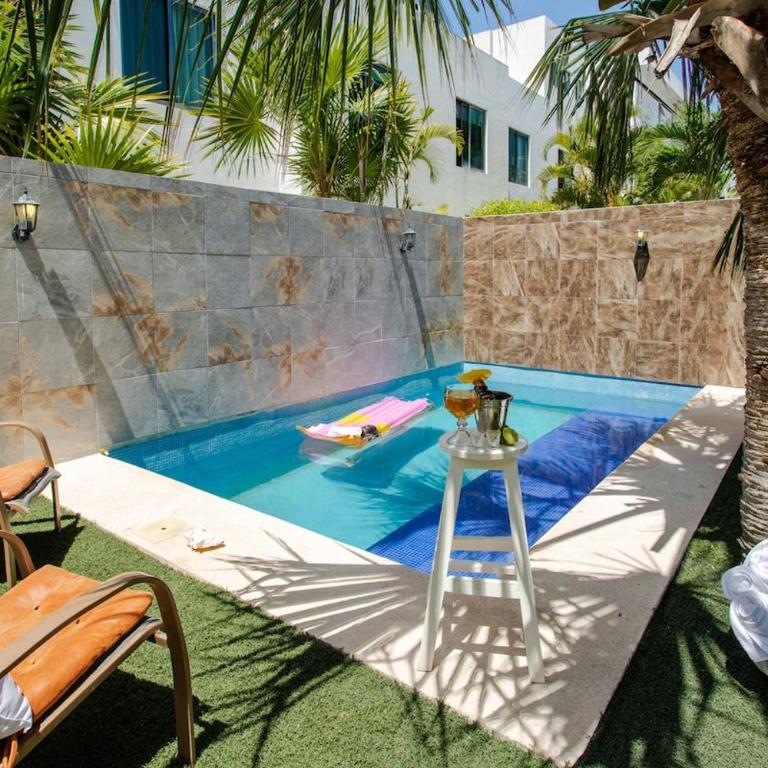 Refrescante Casa de 3 Pisos, Piscina Privada, AC - Vacation Home - 15