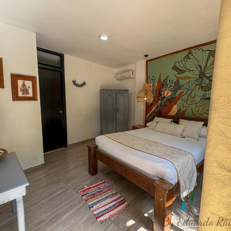 Hostal Antawara Tayrona - Double Room with Garden View - 1