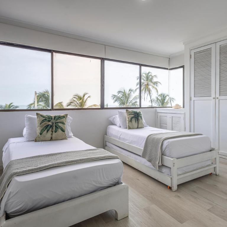 Bocagrande Flamingo Beach - Con vista al mar y salida directa a playa - Apartamento de 2 dormitorios - 21