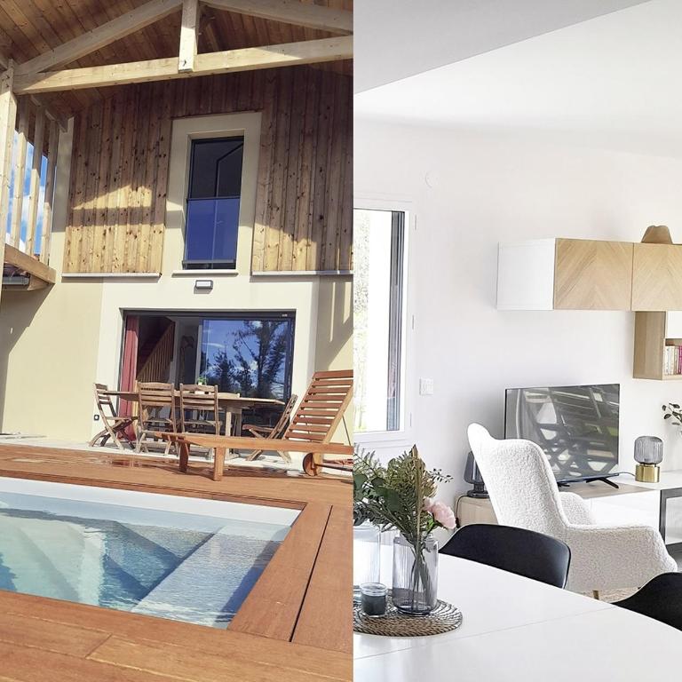 Villa 6 personnes avec piscine Moliets-et-Maa - Villa avec Piscine Privée - 32