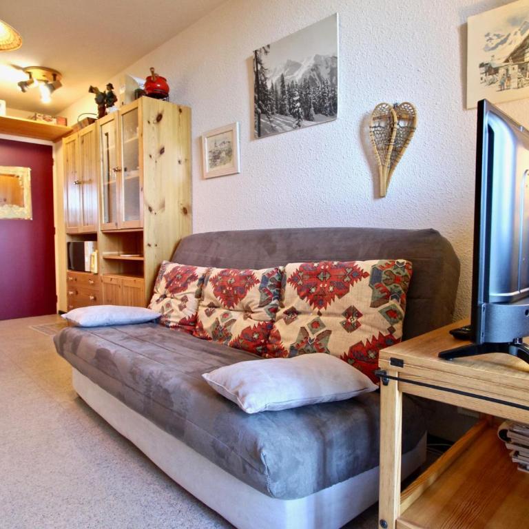 Studio cabine 4 places au pied des pistes, vue vallée - FR-1-340-95 - Studio - 6