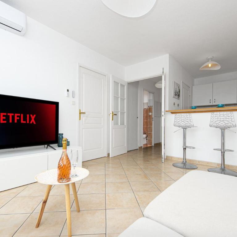 5mn Monaco - Vue panoramique sur la mer - Parking - DZ - Appartement 1 Chambre - 7