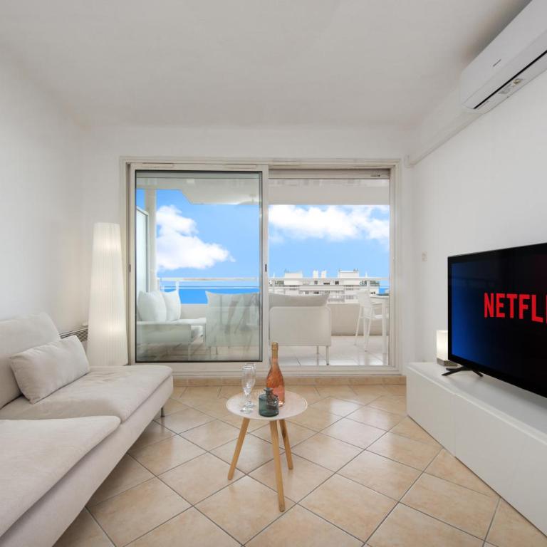 5mn Monaco - Vue panoramique sur la mer - Parking - DZ - Appartement 1 Chambre - 6