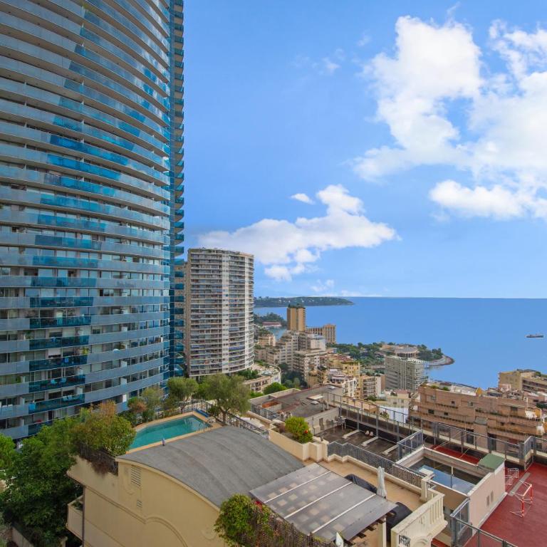 5mn Monaco - Vue panoramique sur la mer - Parking - DZ - Appartement 1 Chambre - 5