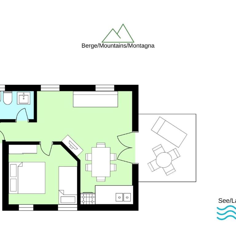 Vela Ferienwohnung mit Dachterrasse - Appartamento con Vista Montagna - 12