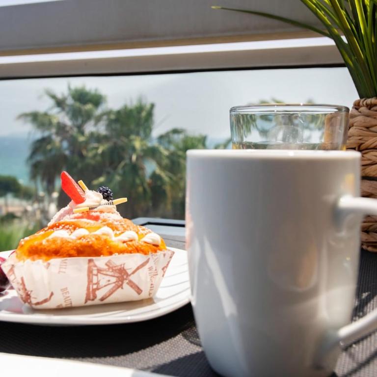C3 Staywizus - Studio Facing Sea and Beach - Wifi, AC, terrace - Appartement 1 Chambre - 16
