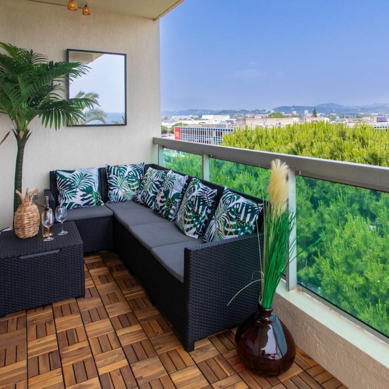 C3 Staywizus - Studio Facing Sea and Beach - Wifi, AC, terrace - Appartement 1 Chambre - 35