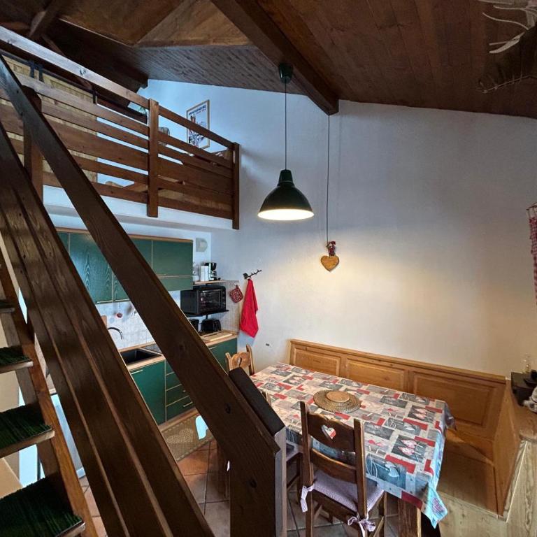 Trois pieces en duplex plein sud avec vue a Montgenevre - Apartment mit 2 Schlafzimmern und Balkon - 3