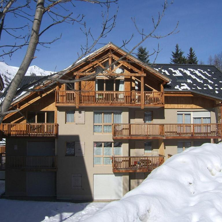 2 pièces cabine 6 pers. exposé Sud avec balcon et garage à Valloire - One-Bedroom Apartment - 12