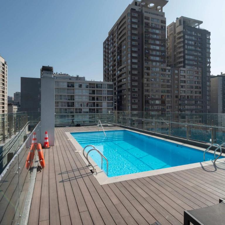 HOM I AireAcond Piscina Gimnasio Metro Santa Lucía - Apartment - 83