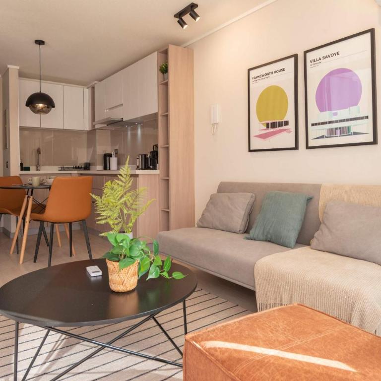 HOM I Departamento 1D1B Metro Santa Lucia 2PAX - Apartamento - 3