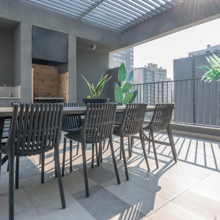 HOM I Departamento 1D1B Metro Santa Lucia 2PAX - Apartamento - 98