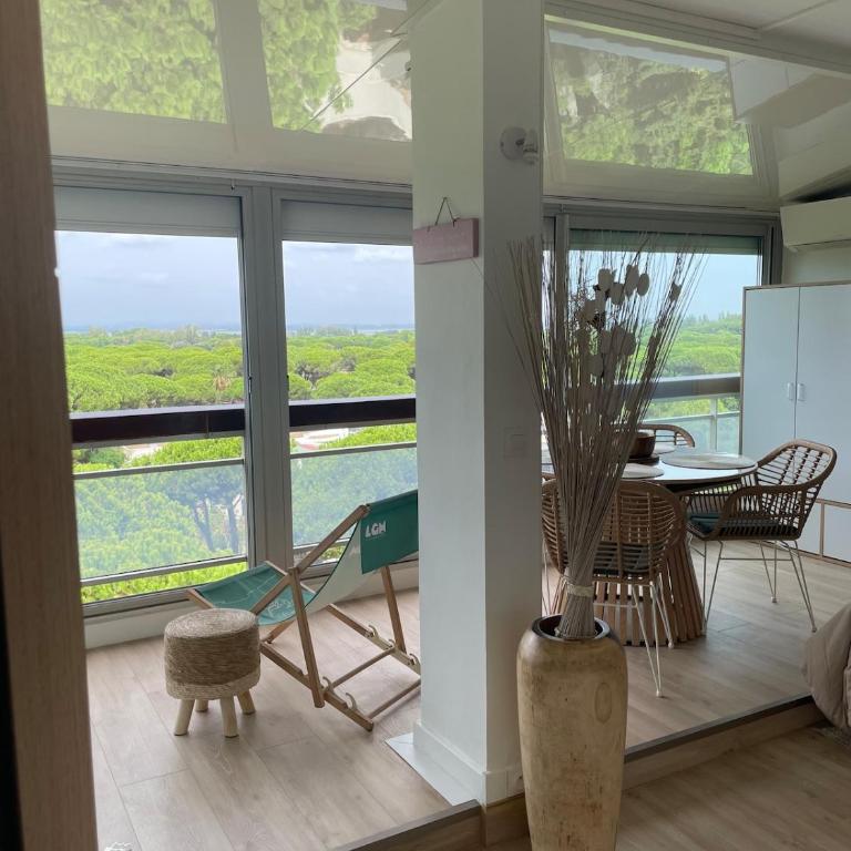 Vue panoramique pour ce grand studio en centre ville - Deluxe Studio - 14