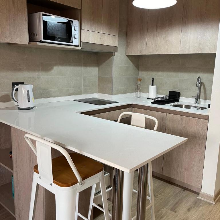 Moderno y acogedor depto cercano a Portal Ñuñoa - Apartamento de 1 dormitorio - 9