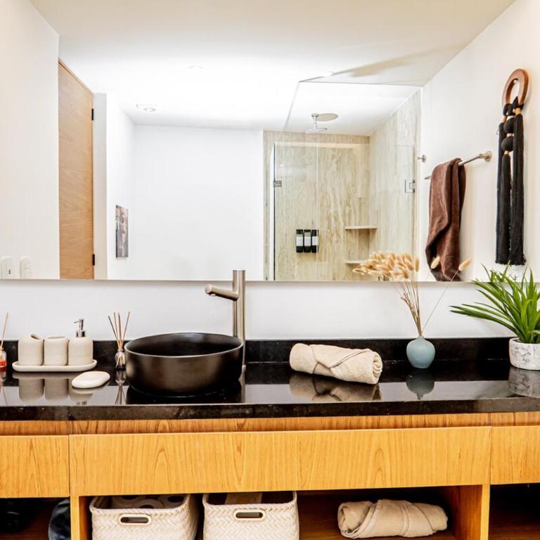Luxurious studio 6 minutes from the beach - Apartamento de 1 dormitorio - 34