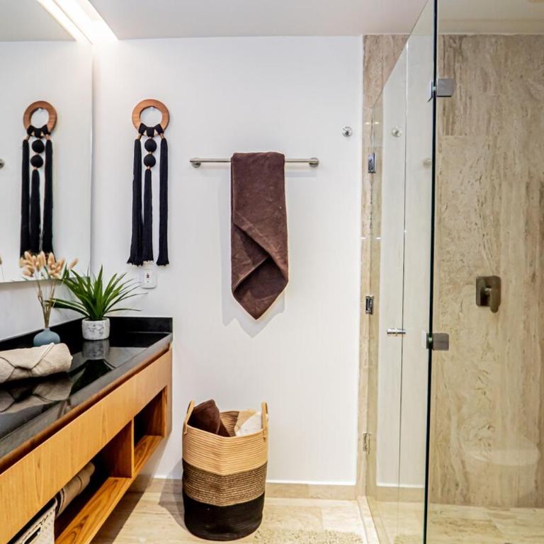 Luxurious studio 6 minutes from the beach - Apartamento de 1 dormitorio - 43