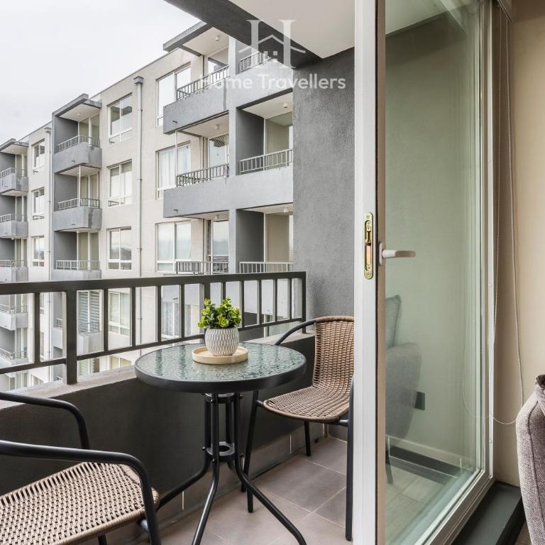 Hermoso depto en Nunoa con estacionamiento - Apartamento de 1 dormitorio - 7