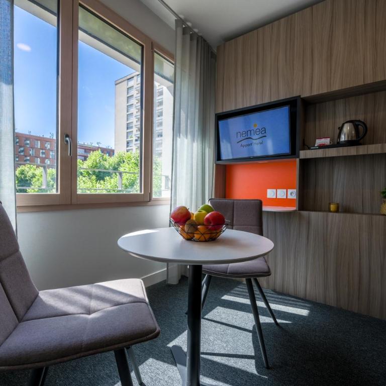 Nemea Appart Hotel So Cloud Lyon Gare Part-Dieu - Chambre Double - 14
