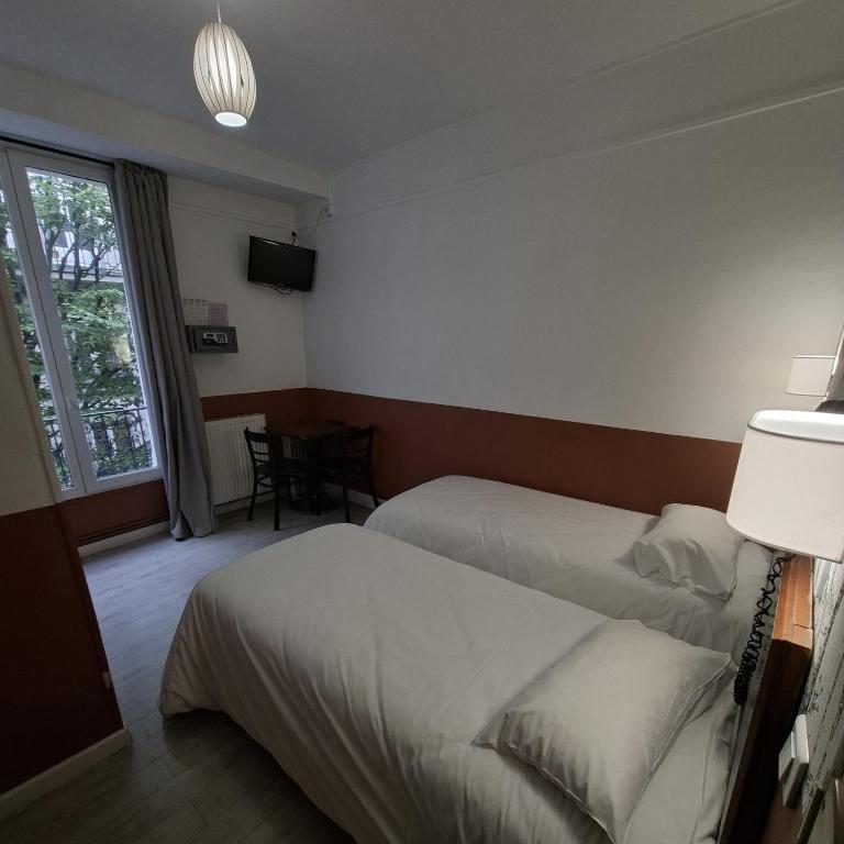 Caulaincourt Montmartre by Hiphophostels - Chambre Lits Jumeaux avec Douche - 4