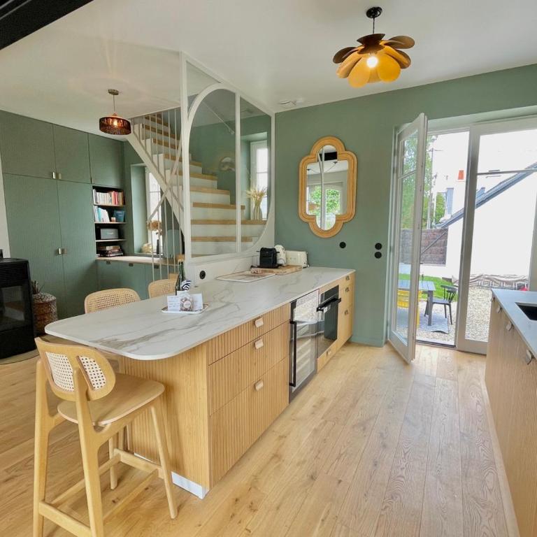 Les oiselieres, plages a pieds - Maison de Vacances 3 Chambres - 6