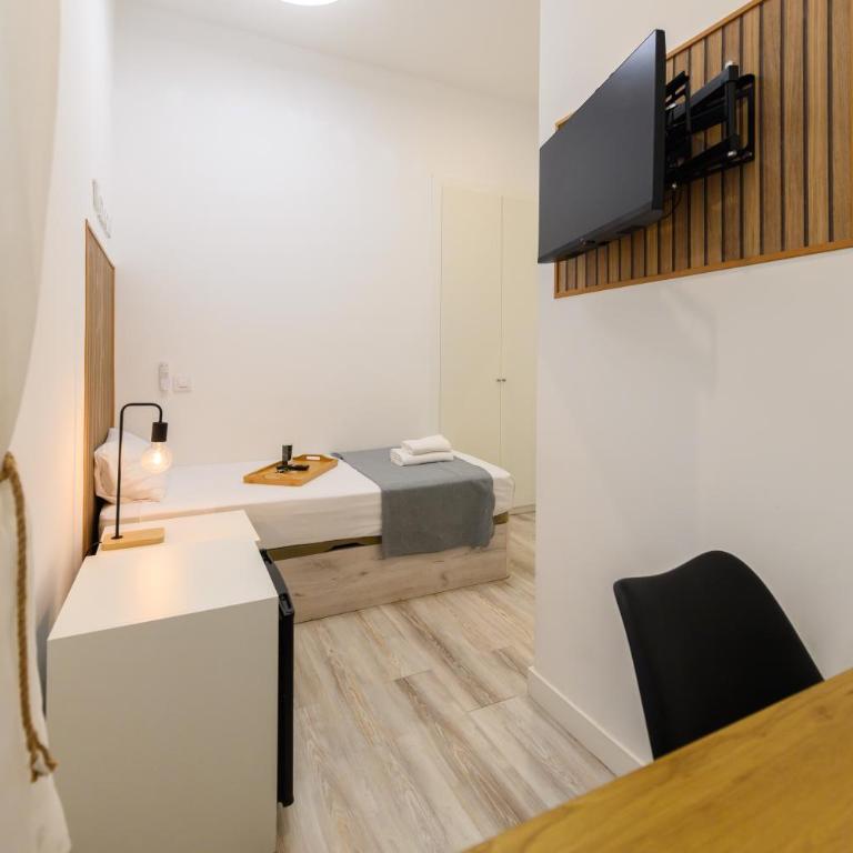 Berlín habitación con comodidad y zonas compartidas Gran Vía-Madrid Temporal SBE1010 - Single Room - 4