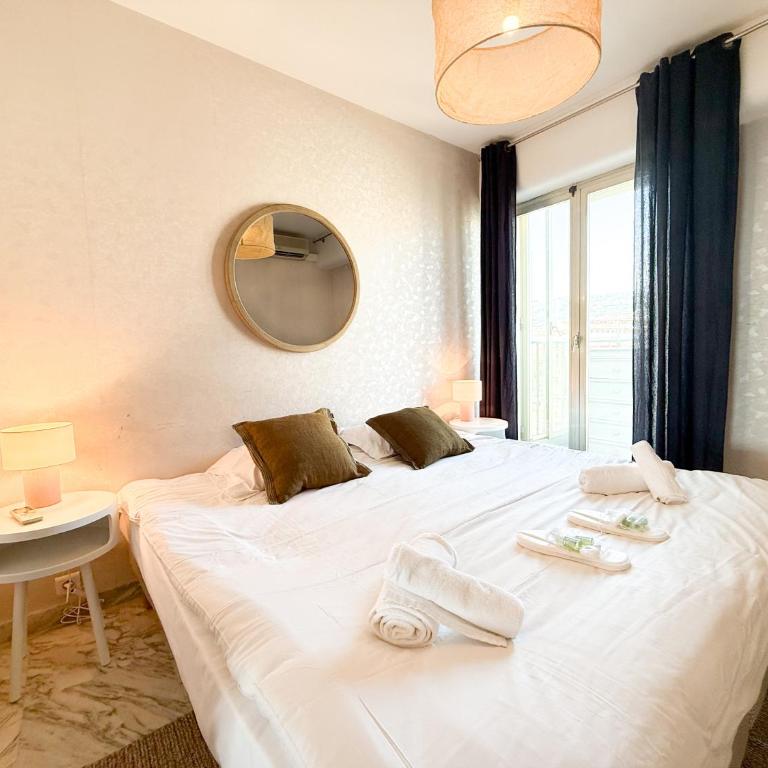 Sea View Apartment - Croisette - Appartement 2 Chambres avec Balcon et Vue sur la Mer - 11
