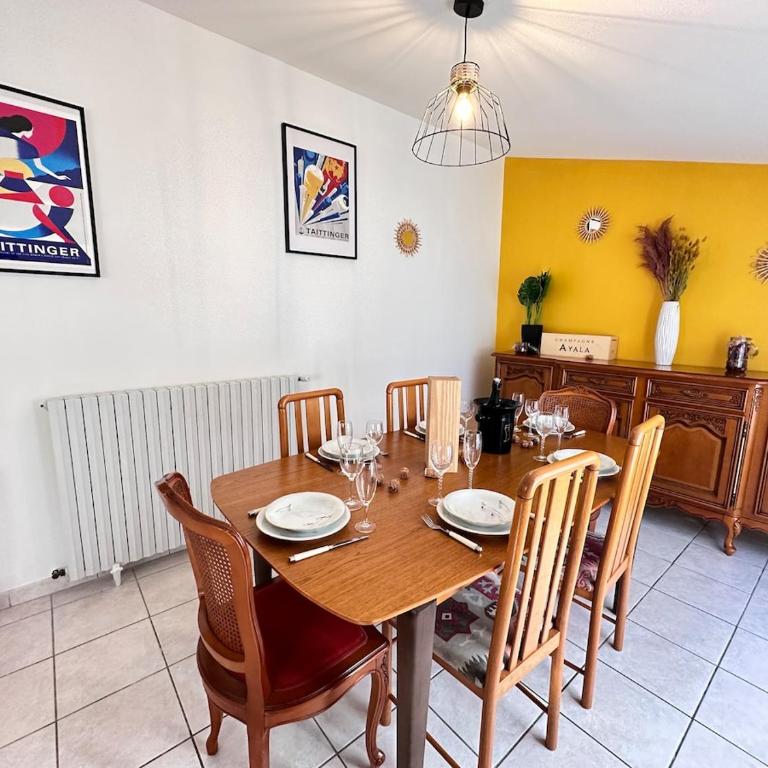 La maison champenoise 4 chambres avec terrasse - Apartment mit 4 Schlafzimmern - 12