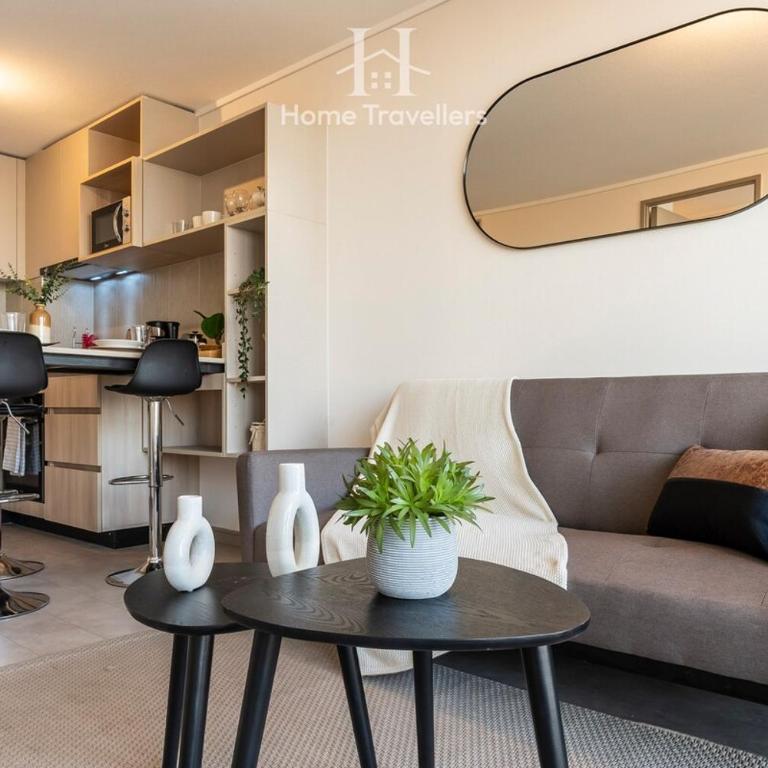 Hermoso depto en Nunoa con Esta - One-Bedroom Apartment - 8