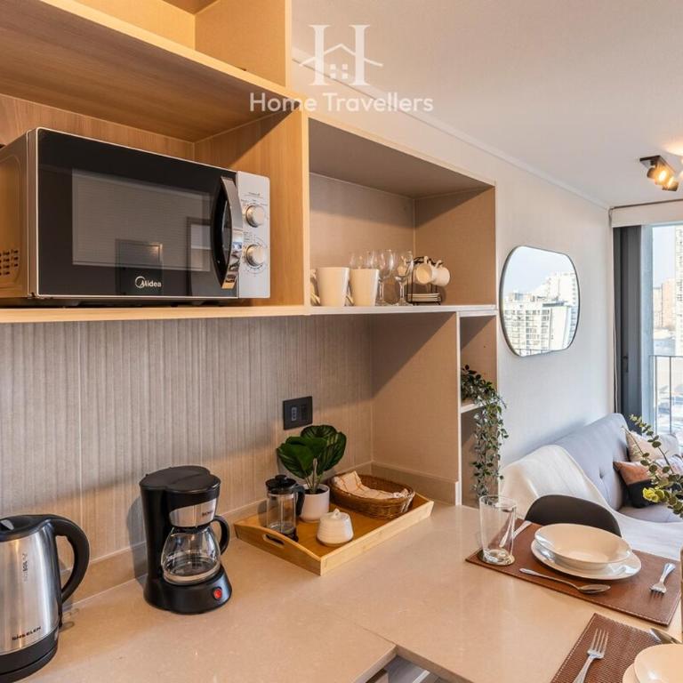Hermoso depto en Nunoa con Esta - One-Bedroom Apartment - 11