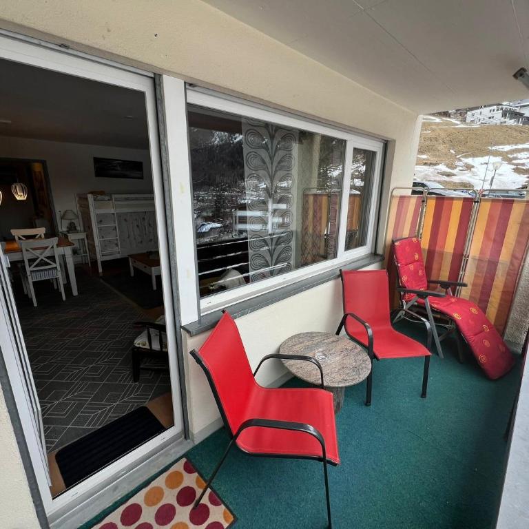 Leukerbad TOP, Thermalquellen, Skigebiet - Appartement 1 Chambre avec Balcon - 28