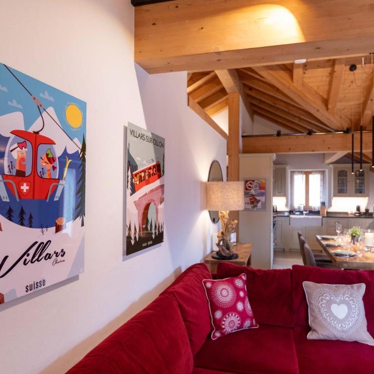 Balthazar The Loft by Villars Luxury - Apartment mit Blick auf die Berge - 14