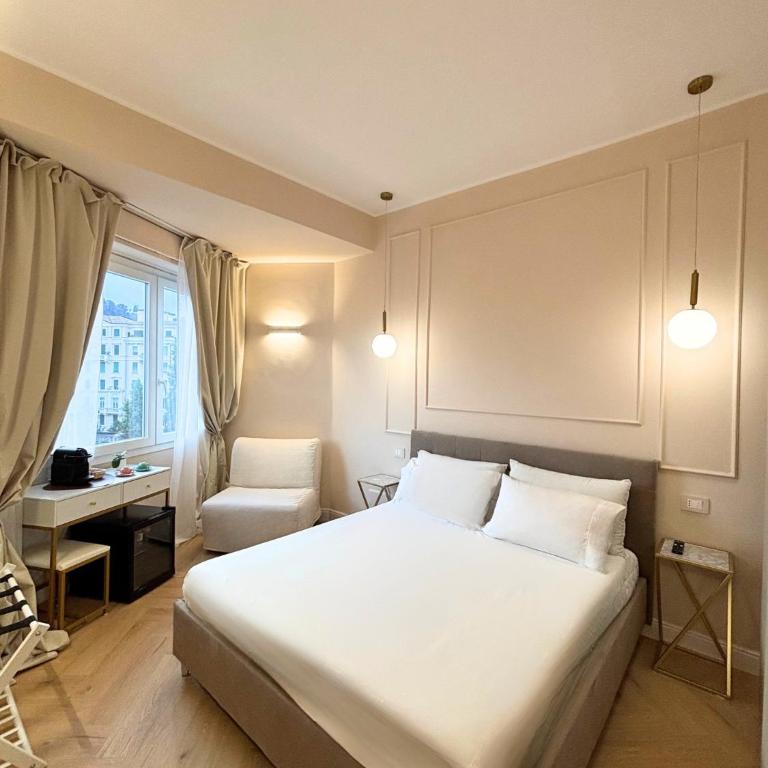 GLhouse Roma Mazzini - Camera Matrimoniale con Letto Supplementare - 1