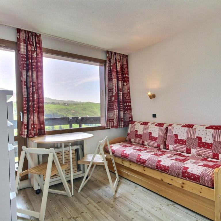 Studio cabine 4 pers, vue pistes, centre Belle Plagne - FR-1-455-269 - Estudio - 1