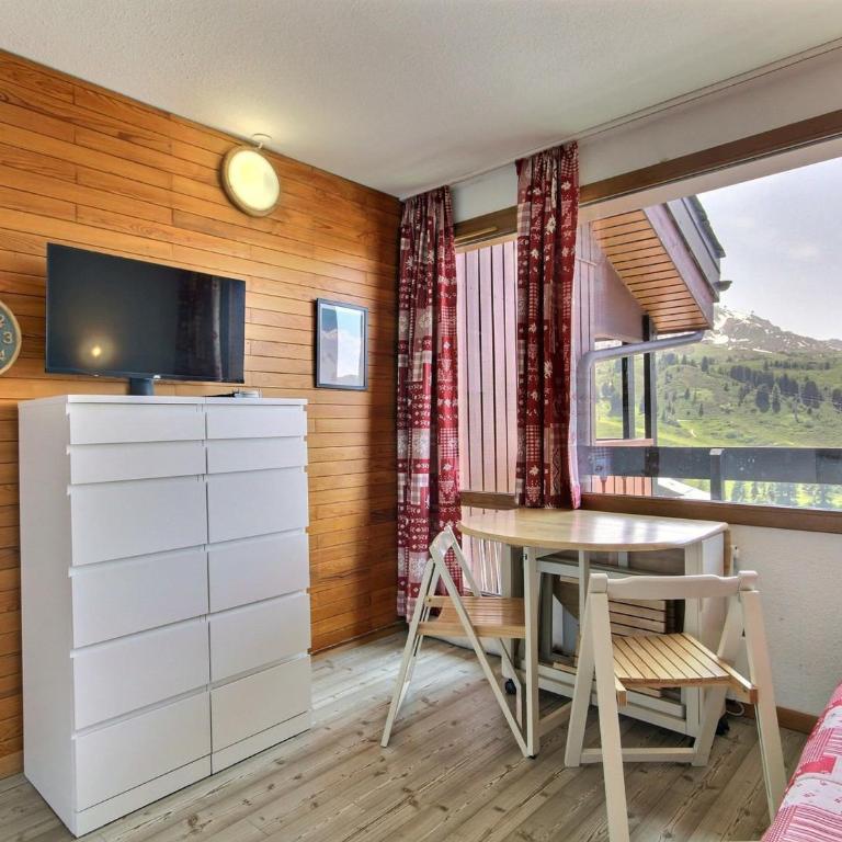 Studio cabine 4 pers, vue pistes, centre Belle Plagne - FR-1-455-269 - Estudio - 2