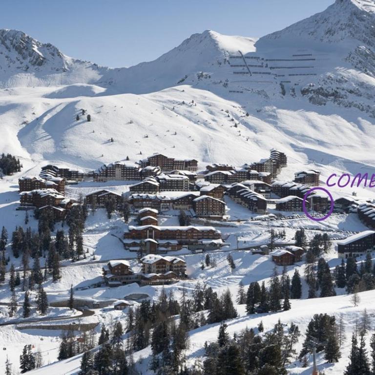 Studio cabine 4 pers, vue pistes, centre Belle Plagne - FR-1-455-269 - Estudio - 10
