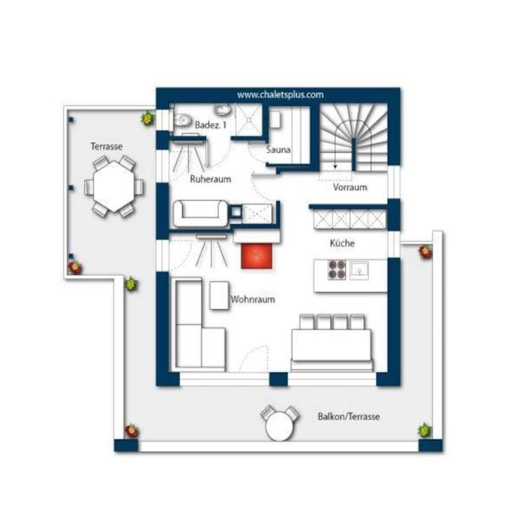 Alpine Chalet Retreat in Rossberg - Chalet mit 3 Schlafzimmern - 43