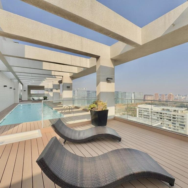 Departamento premium parque arauco Las Condes - Two-Bedroom Apartment with Terrace - 5