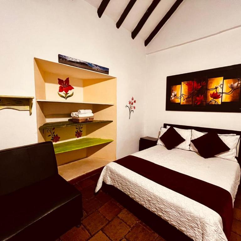 Balcon Plaza Villa de Leyva Hotel - Family Room - 8