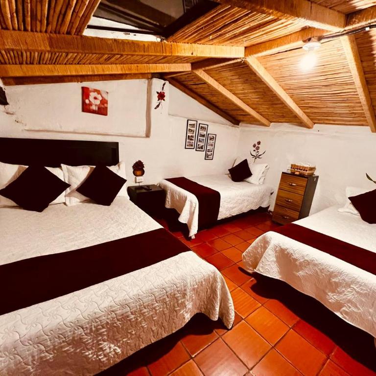 Balcon Plaza Villa de Leyva Hotel - Family Room - 9