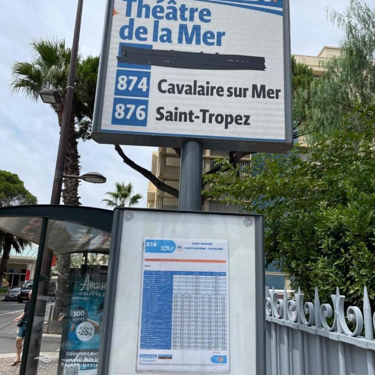 Ville et plage a pied, air conditionné et parking privé, Baie de St Tropez - Apartment mit 1 Schlafzimmer - 31