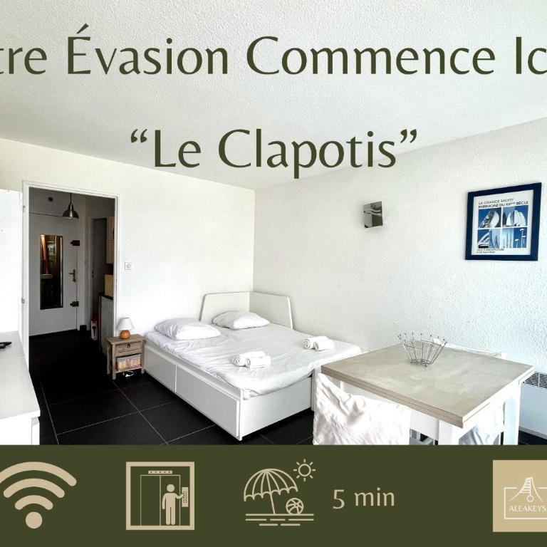 LE CLAPOTIS, Studio avec terrasse quartier port , wifi - Estudio - 1