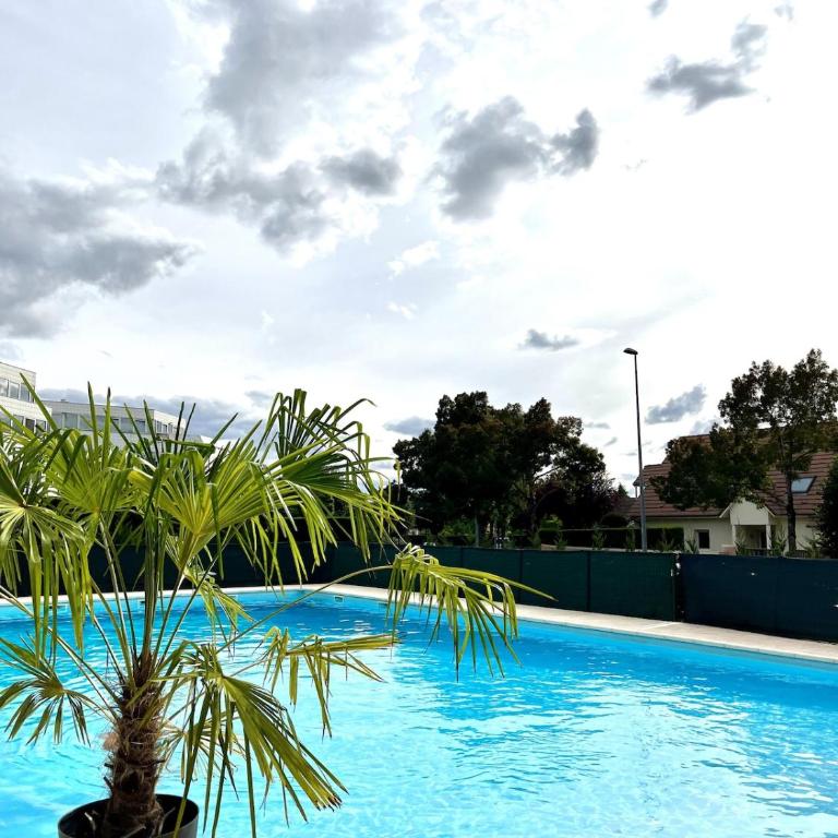 Appartement résidence piscine - Dijon quartier Toison d'Or - Apartment mit 1 Schlafzimmer - 14