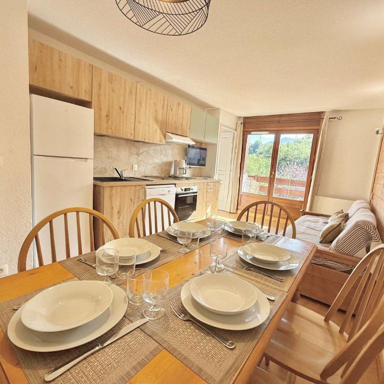 Appartement 3 pièces à Flumet pour 6 personnes avec balcon - Apartamento de 2 dormitorios - 4