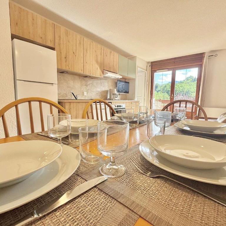 Appartement 3 pièces à Flumet pour 6 personnes avec balcon - Apartamento de 2 dormitorios - 6