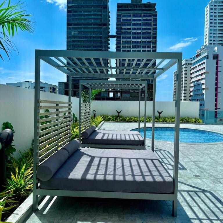 22F Infinitum Apartamento en Bocagrande vista al mar - Apartamento de 1 dormitorio - 27