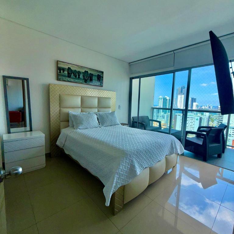 22F Infinitum Apartamento en Bocagrande vista al mar - Apartamento de 1 dormitorio - 3