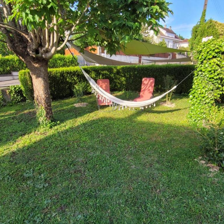Demeure Cosy & Table d'Hôtes à Cahors - Chambre d'hôte climatisée- Studio La Pause Cadurcienne - Studio avec Vue sur Jardin - 21