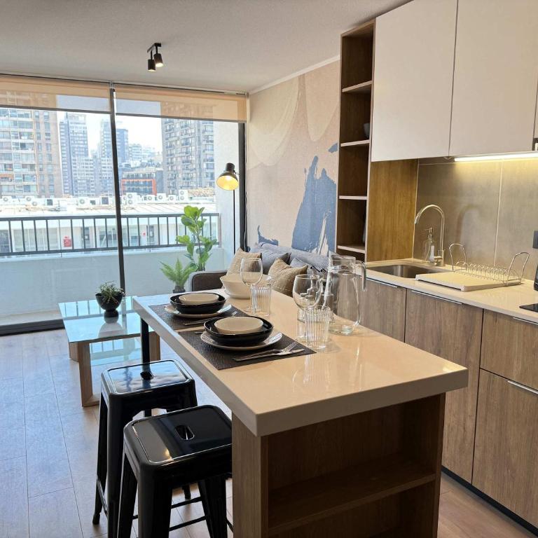 HOM l 1D1B, WiFi, AA, Lavandería, Smart TV, Santiago Centro - Apartment - 12